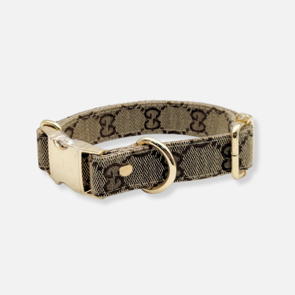 Pucci GG Canvas Collar & Leash Set