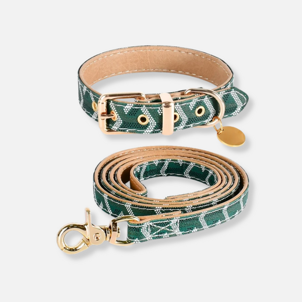 Belmont Luxe Collar & Leash Set